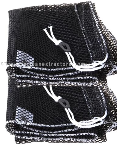 2 Mesh Drawstring Bags for Carpet Cleaning Hoses and More