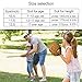 Webetop Kids Boys Baseball Gloves Professional Left Handed Soft Thicken Durable PU Leather Infield Catchers Mitt Brown 10.5