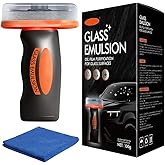 2026 New Handheld Glass Oil-Film Remover, Car Glass Cleaner Oils Film Cleaning Brush, Q4 Glass Guard Windshield Cleaner & Oil Films Remover Emulsion Coating for Cars Window, Crystal Clear View (1Pcs)