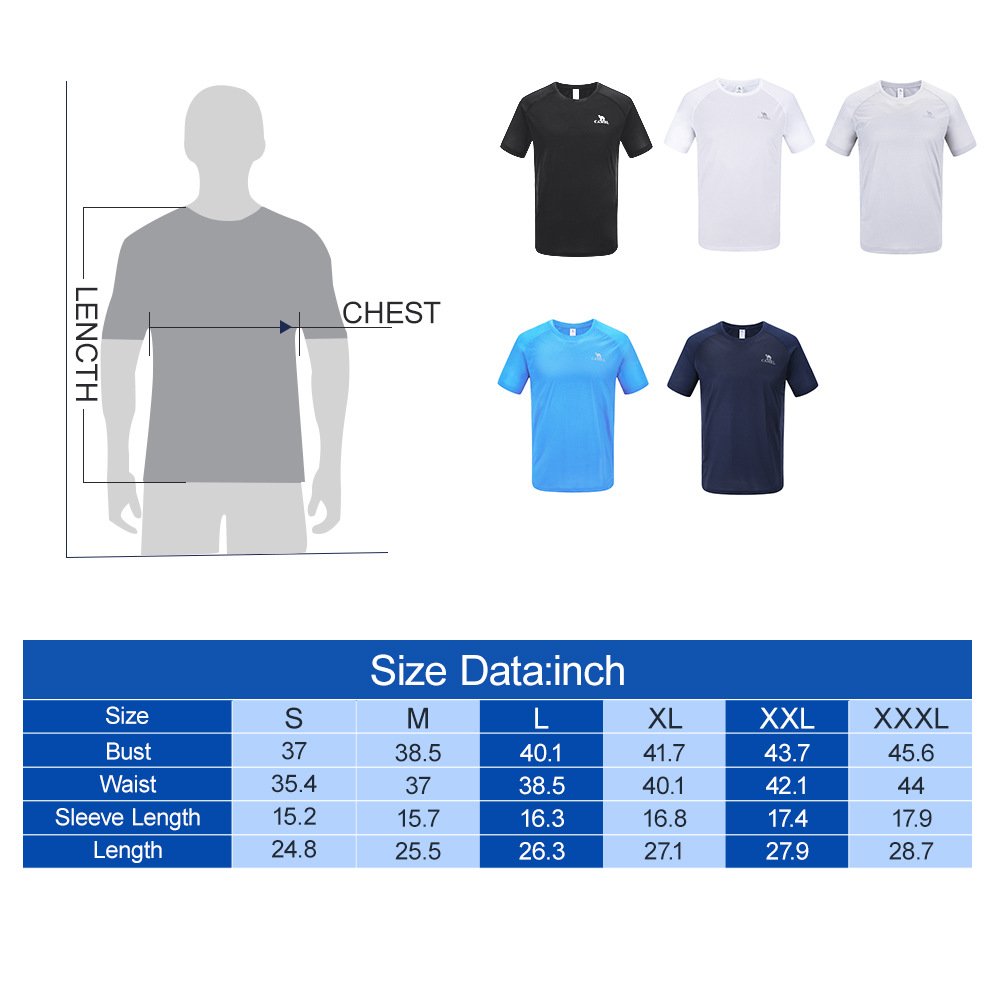 Camel Short Sleeve Shirts for Men Crew Neck Tees T-Shirt Dress Breathable Quick-Dry Casual for Fishing Golf Gym Athletic Running Workout (XXXL Gray)