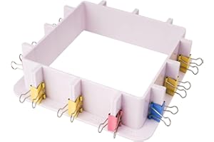 LET'S RESIN Adjustable Mold Housing for Silicone Molds Making (Not for Direct Resin Use), Silicone Mold for Resin Mold Making Silicone Rubber, Plastic Housing Frame for DIY Resin, Candle, Soap Molds