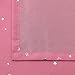 BGment Kids Blackout Curtains for Bedroom - Silver Star Printed Thermal Insulated Room Darkening Grommet Curtains for Living Room, Set of 2 Panels (52 x 63 Inch, Pink)