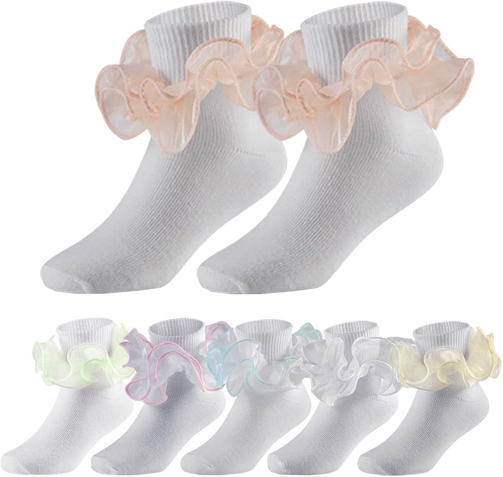 pageant ruffle socks