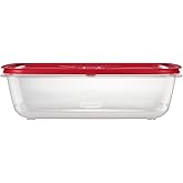 Rubbermaid 41.5-Cup EasyStore Rectangle Food Storage Container with Lid