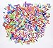 SCS Direct Building Block Bricks- Set of 500 Pc Bulk- 7 Glow in The Dark Colors with 27 Roof Pieces - Compatible and Tight Fit with Major Brands- Great for Activity Table, School Projects