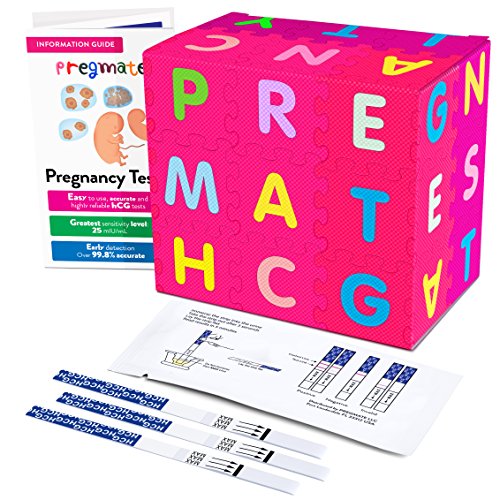 PREGMATE 40 Pregnancy (HCG) Urine Test Strips, 40 HCG Tests