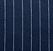 Amazon Brand – Pinzon 160-Gram Pinstripe Flannel Cotton Bed Sheet Set, Queen, Navy Pinstripe