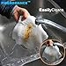 FIBEROMANCE Ultra Soft Microfiber Cleaning Cloth White 12 x 12 for Kitchen House Household Cleaning Lint Free Micro Fiber Dust Cloths to Clean Car Interior Easily Remove Dust Oil Smudges (18 Pack)