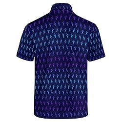 Xdceu Golf Polos for Men - Funny Golf Shirts Print