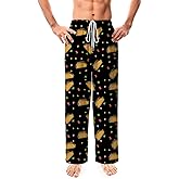 Deovige Mens Casual Pajama Pants Funny Taco Print Casual Loungewear Comfortable Soft Pjs Drawstring Sleep Pants with Pockets