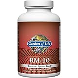 Garden of Life Organic Fermented Mushroom Complex - RM-10 Immune System Supplement with Selenium, Vegetarian, 120 Count