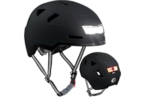 XNITO Bike Helmet with LED Lights - Urban Bicycle Helmet for Adults, Men & Women - CPSC & NTA-8776 Dual Certified - Class 3 E-Bikes, Scooters, Onewheel, Commuter, Mountain