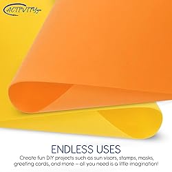 White EVA Foam Sheets, 9 x 12 Inch, 2mm Thick