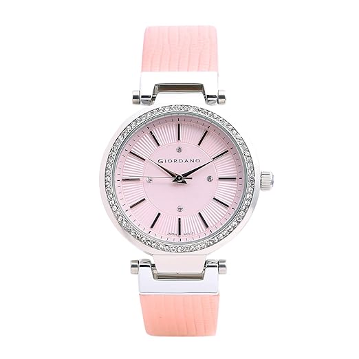 Giordano Analog Pink Dial Women's Watch-2968-02