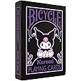 Bicycle Kuromi Sanrio Playing Cards, Black, Pink and Purple, 1 Deck