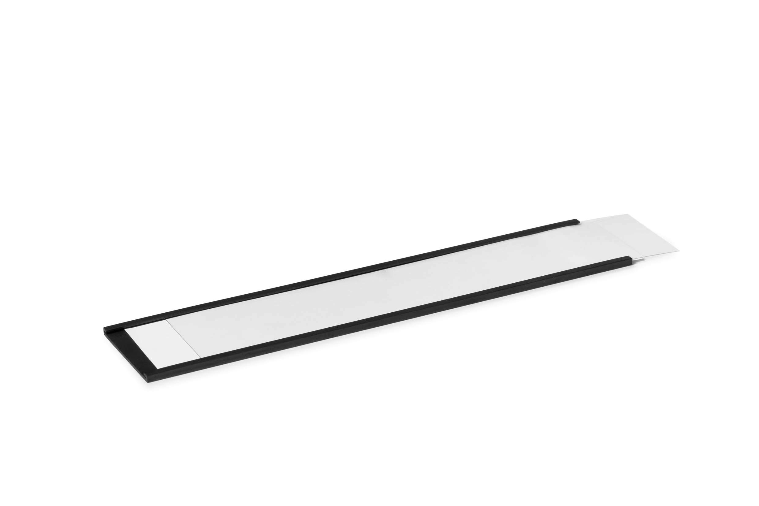 Durable 171958 Magnetic C-Profiles incl. Labels, 200 x 40 mm (W x H), 50 Pieces, Anthracite