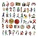 Sarissa 100PCS Cool Dragon Ball Z Vinyl Laptop Decals, Custom DBZ Sticker Sheet, Cute Anime Decals, Clear Stickers, Water Resistant & Easy Peel for No Mess Transfer (Dragon Ball Stickers 100PCS)