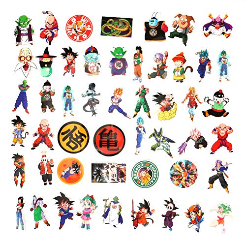 Dragon Ball Z Stickers Decal, Echeer Vinyl Cartoon Waterproof Car Stickers Banner for Car, Glass, Wall, Van, SUV, Skateboard, Window, Laptop, MacBook (100 PCS) - Thumbnail 2