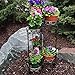 Sunnydaze 45-Inch 6-Tier Indoor/Outdoor Folding Metal Plant Stand - Bronze Finish