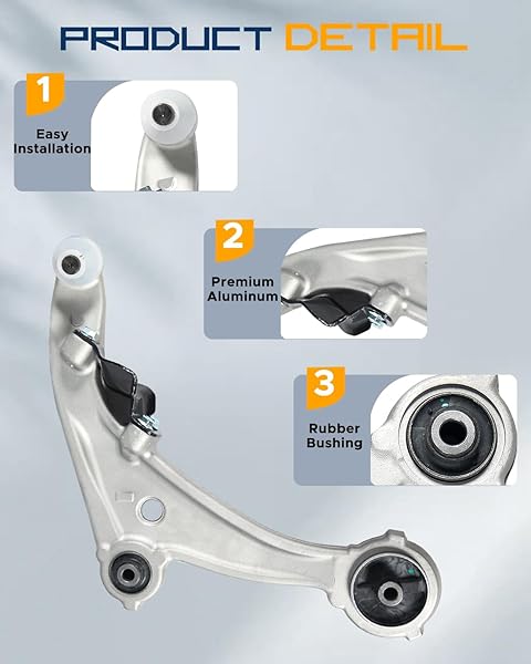 TIEZFUL 8PCS SUSPENSION KIT FITS FOR NISSAN ALTIMA 2007 2008 2009 2010 2011 2012 (EXCLUDES HYBRID), 2013 (COUPE ONLY) FRONT LOWER CONTROL ARM W/BALL JOINTS TIE RODS SWAY BARS