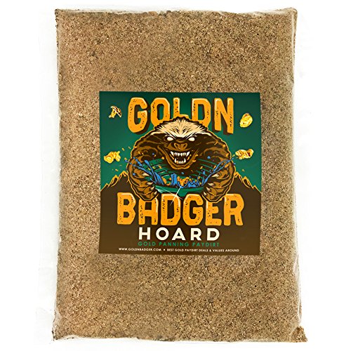 Goldn Badger Gold Paydirt 'Hoard' Panning Pay Dirt Bag - Gold Prospecting Concentrate