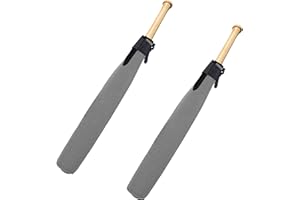 BAIZOY 2 Pcs Baseball Bat Sleeve bat Warmers for Softball Batting Training Bat Warmer for Composite Bats Sport Sleeve Protector Reduces Vibration Bat Cover, Baseball bat Cover, Black