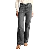 Astylish Women's Wide Leg Jeans High Waisted Stretchy Straight Leg Jeans Loose Trendy Denim Pants with Pocket