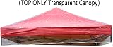 EPFHR 3m x 3m Gazebo Canopy Replacement Cover Waterproof Transparent view 3