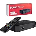 Raxxio MAG522w1 Linux 4.9 Set-Top Box - Amlogic S905X2 Chipset with 1 GB DDR3 RAM, 4 GB Flash Memory, 4K and HEVC Support, Dual-Band 2.4G/5G 2T2R ac WiFi, USB 2.0/3.0, HDMI Cable and Remote Control
