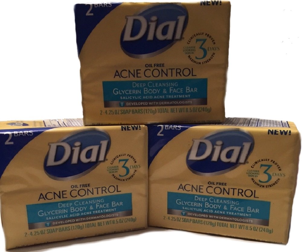 dial acne control face wash