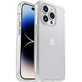 OtterBox iPhone 14 Pro (ONLY) Symmetry Series Case - Clear, Ultra-Sleek, Wireless Charging Compatible, Raised Edges Protect Camera & Screen