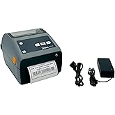 Zebra ZD620 Direct Thermal Label Printer – 4" Print Width, 203 dpi, Bluetooth, USB, Serial, Ethernet, Model ZD62042-D01F00EZ (Renewed)