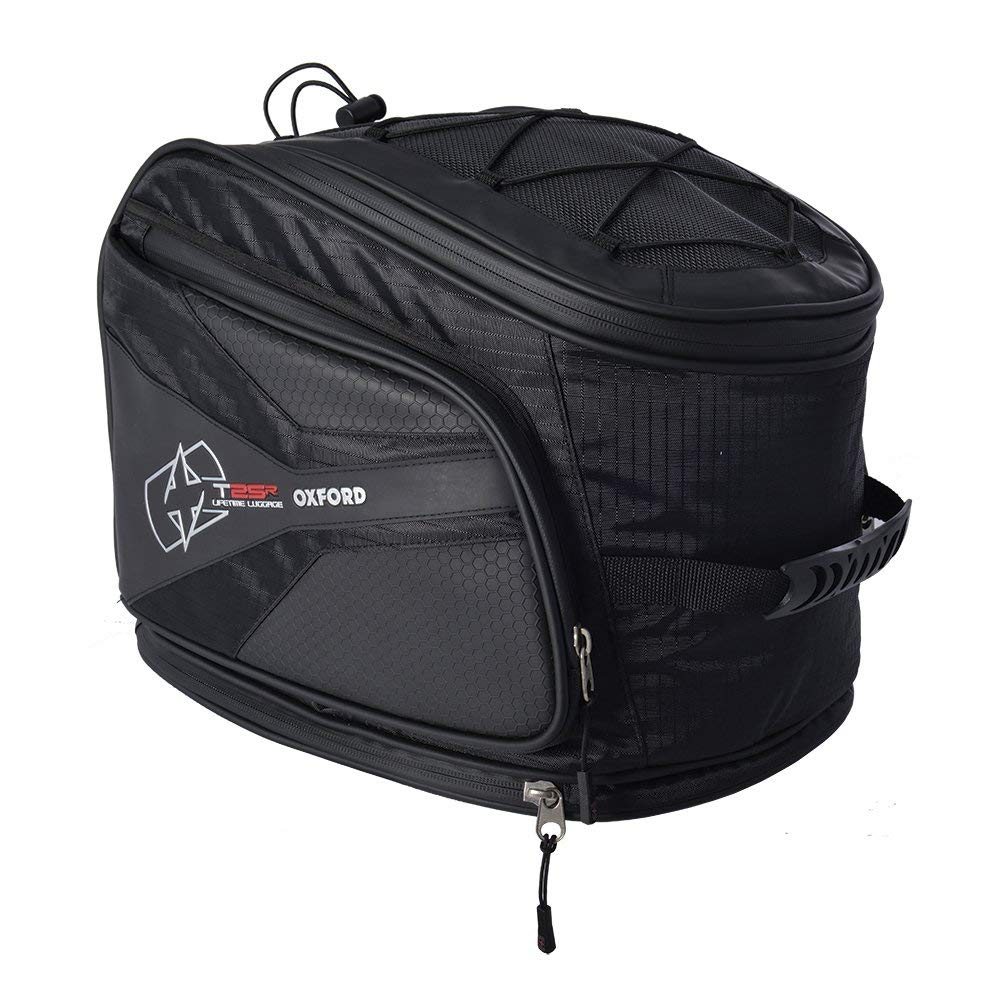 Oxford T25R Lifetime Motorcycle Tail Pack/Deluxe Helmet Carrier – 25 Litres