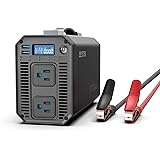 BESTEK 1000W Pure Sine Wave Power Inverter DC 12V to 110V AC Car Inverter with Digital LCD Display 4.2A Dual USB Charging Por