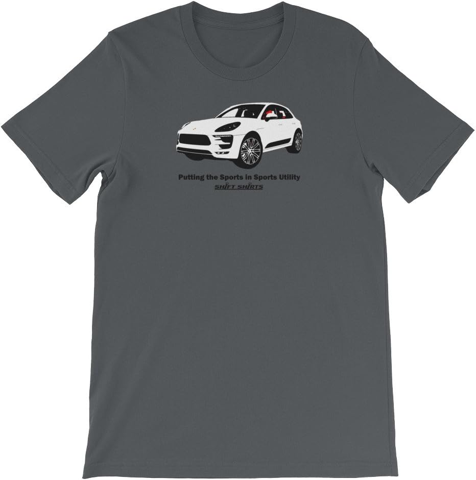 Utility Sports Cars โ Porsche Macan Turbo Inspired Unisex T-Shirt