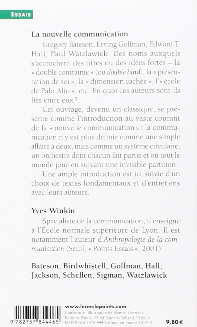 la nouvelle communication yves winkin
