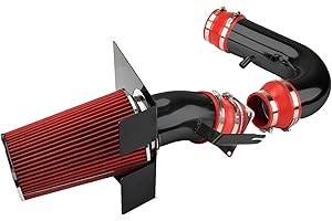 ZonCar Cold Air Intake System 4" High Flow Inlet for F150/Expedition 4.6L 5.4L V8 1997-2003, F250 5.4L V8 1997-1999, Navigator 5.4L V8 1998-1999 Black