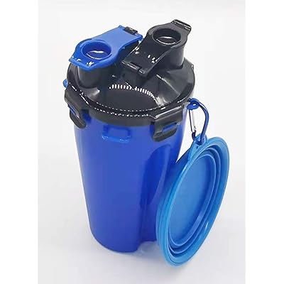 2-in-1 Pet Water Bottle Food Container for Outdoor Nigeria Ubuy