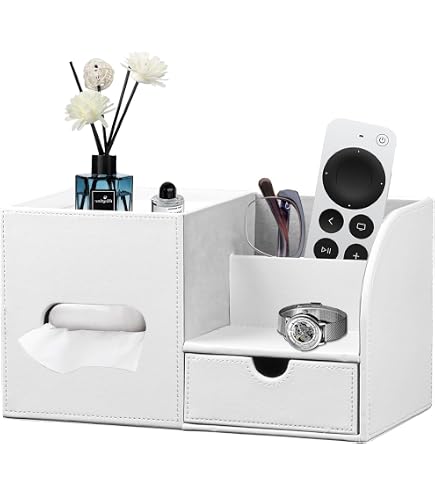 Caja De Pañuelos Multifuncional CosyCaya – Organizador Moderno Con Cubierta Para Mesa, Baño O Coche (Verde, 21x15x13cm)