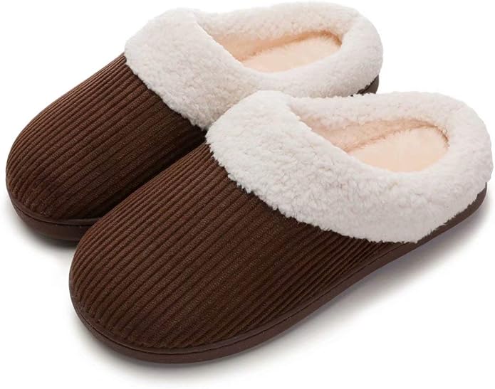 Blebeey Women's Slip On Cozy Slippers Memory Foam Comfy