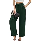 CZYINXIAN Women's Casual High Waisted Wide Leg Pants Flowy Business Work Casual Pants with Pockets