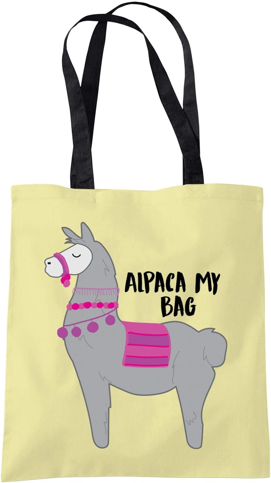 Bang Tidy ClothingTote Bags For Women Alpaca my bag Printed Fabric Shopper Bag Gifts