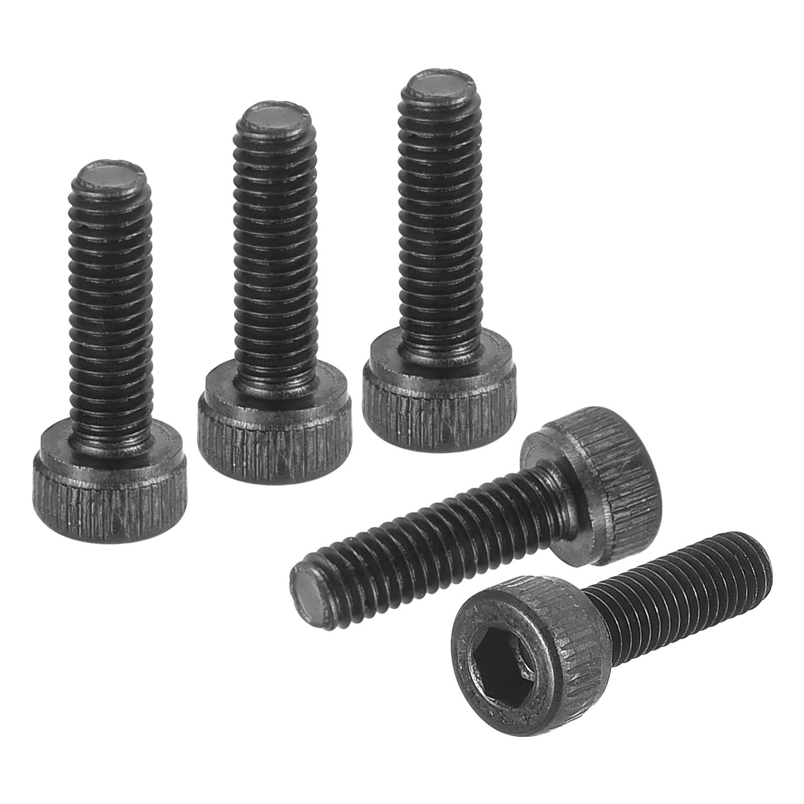 DTGN M3-0.5x10 Socket Head Cap Screws Bolts - 100Pack - Good for Road Bicycle, Mountain Bike, Auto, Motorcycle - Carbon Steel Hex Head Metric Screws, Black