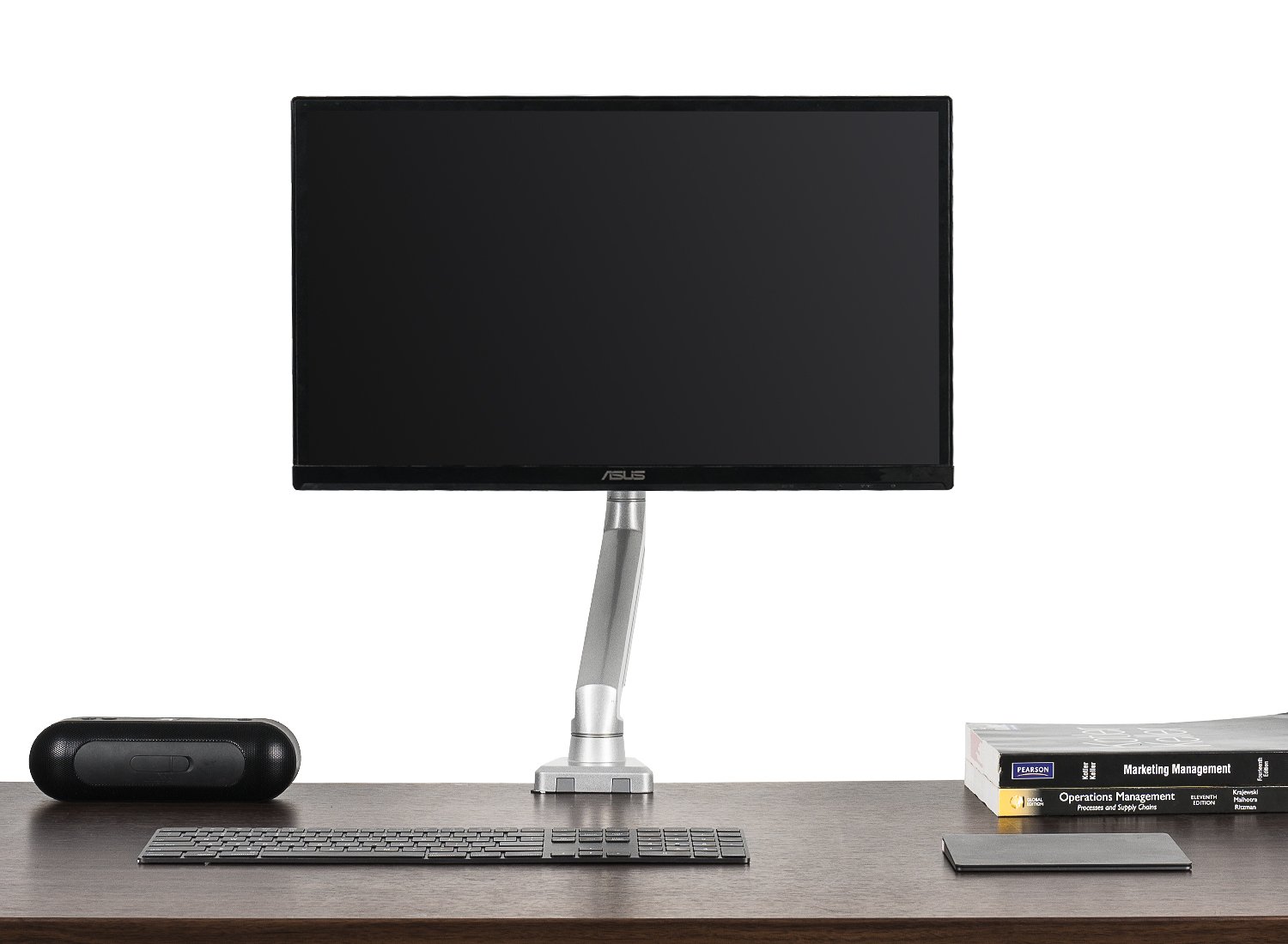 EleTab Single Monitor Desk Mount Height Adjustable Full Motion Swivel