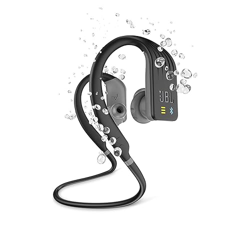 JBL Endurance Dive in Schwarz – Wasserdichter, kabelloser In-Ear-Sport Kopfhörer mit integriertem MP3-Player – 8 Stunden Musi