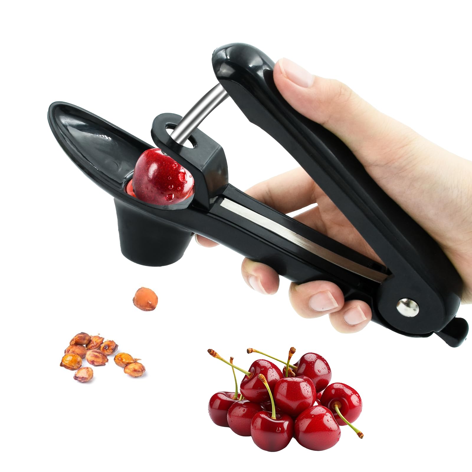 Photo 1 of Locisne Cherry Pitter, Olive Pitting Tool Cherries Stoner Remover(Black)