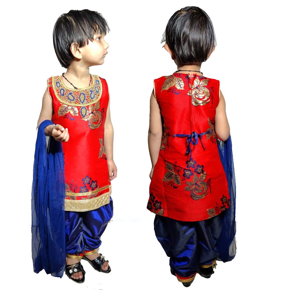 blue suit design girl