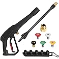 Pressure Washer Gun kit for Ryobi Karcher Powerstroke Pressure Washer Gun — Power Washer Gun with 5 Spray Nozzles — 2000 PSI MAX
