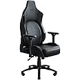 Razer Iskur Gaming Chair: Ergonomic Lumbar Support System - Multi-Layered Synthetic Leather Foam Cushions - Engineered to Carry - Memory Foam Head Cushion - Black