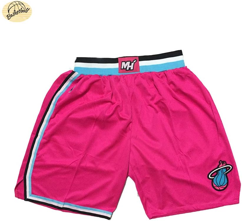 Miami Heat BasketballShorts, Breathable MeshBasketballShorts von